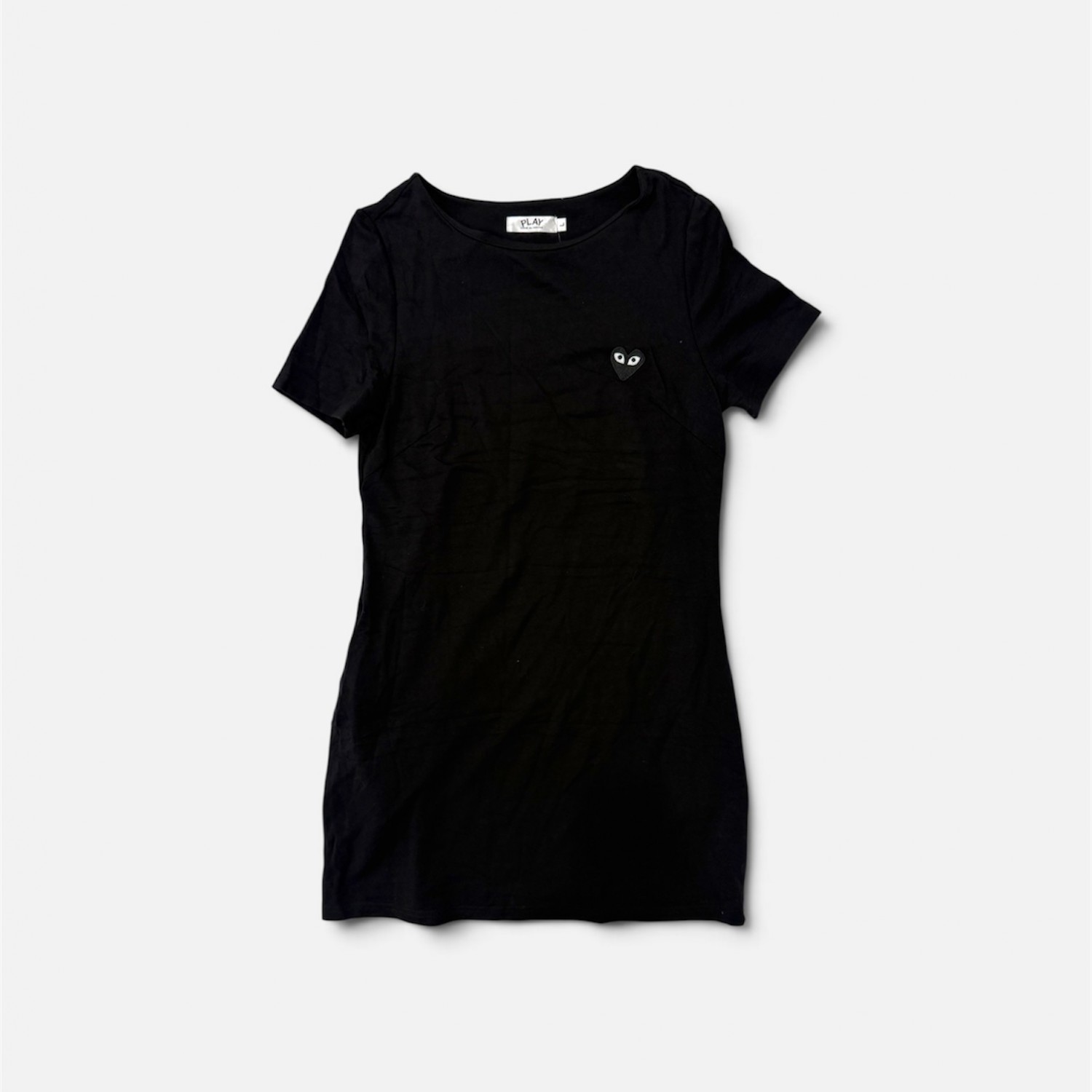 Comme des Garçons PLAY T-Shirt Φόρεμα Μαύρο / Pre-Owned